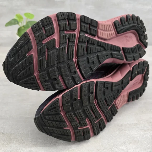 Brooks Adrenaline GTS 21 Running Shoes Coral/Gray Women's Size 7 Black Nocturne - Picture 6 of 7